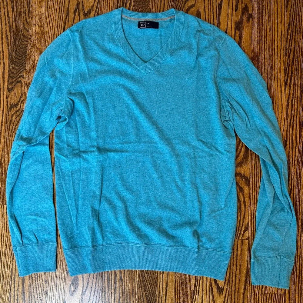 GAP 100% Cotton V-Neck Sweater Sz S